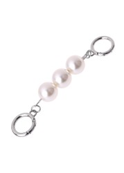 1pc 13cm Pearl Purse Chain Strap Extender for Cross Body Shoulder Handbag DIY Purse Replacement Charm Bag Accessories