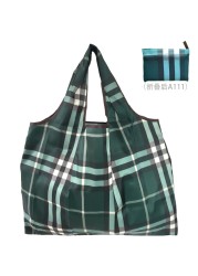 Large Durable Nylon Printing Foldable Eco-friendly Shopping Bag Tote Folding Pouch Bags Convenient Storage Bags Large Capacity