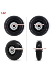 1PC Luggage Plastic Swivel Wheels Rotation Suitcase Replacement Wheels