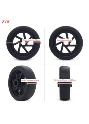 1PC Luggage Plastic Swivel Wheels Rotation Suitcase Replacement Wheels