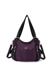 Fashion Retro Leopard Hobos Women Handbag Casual Soft PU Waterproof Large Capacity Zipper Crossbody Shoulder Bag For Female