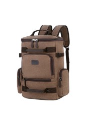 Dropshipping men's rustic backpack multifunctional portable backpack outdoor adventure backpacks for mountaineering riding