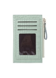 Small Wallet Wallet Casual Leather Card Holder Men PU Litchee Style Vintage Card Holder Women Solid Color Small Wallets