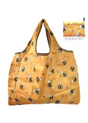 Reusable Foldable High Quality Shopping Bag Large Size Tote Bag Eco Bag Waterproof T-shirt Bag Shopkeeper Bags Eco Tote Bags