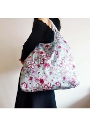 Reusable Shopping Bag Foldable Eco-friendly Polyester Bag Large Capacity Shopping Bag Grocery Bags Foldable Shopping Bag Handbags