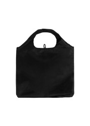 Pocket Square Eco-Friendly Shopping Bag Foldable Reusable Portable Shoulder Bag Handle Polyester for Travel Grocery