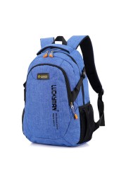 2021 New Fashion Men's Backpack Male Bag Polyester Laptop Backpack Computer Bags High School Student College Students Male Bag