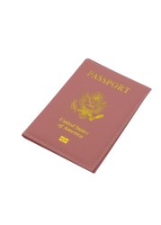 PU Leather Passport Cover Vintage American Covers Card Holder Organizer Bag Travel USA