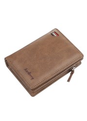 Men's wallet made of polyurethane leather, classic men's wallet for keeping cards, high quality