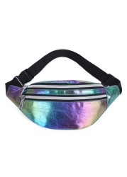 Women Transparent Waist Fanny Pack Belt Bag Travel Hip Bum Wallet Small Chest Phone Pouch