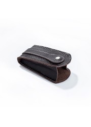 Genuine Leather Wallet with Key Clip for Men, Soft Leather Wallet with Pull Pattern for Home Keys, Keychain Holder, Wallet