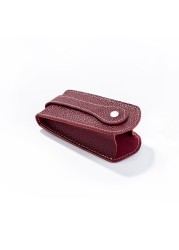 Genuine Leather Wallet with Key Clip for Men, Soft Leather Wallet with Pull Pattern for Home Keys, Keychain Holder, Wallet