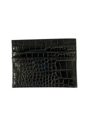 Customized Hot Sales Card Holder Men Women Ostrich/Crocodile/Python/Snake PU Leather PU Wallets Small Card Holder Bag Card Holder