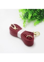 Replacement Parts Adjustable Length One Shoulder Durable Wear Resistant Fashion DIY Strap PU Leather Detachable Bag Strap