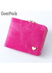 Denim Wallet Hot New Ladies Wallet Small Buckle Slim Wallet Ladies Wallet Card Package Brand Wallet Fashion Women Christmas Gifts