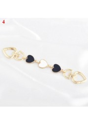 1pc Heart-shaped Bag Extension Chain Strap Handbag Shoulder Strap All-match Bag Accessories with Hanging Buckle Exquisite Decor