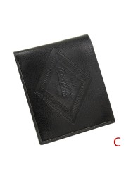 Men Wallet Soft Leather Casual Wallets For Men Bifold Short Standard Wallets With Coin Pocket Card Holders Vintage Man Wallet