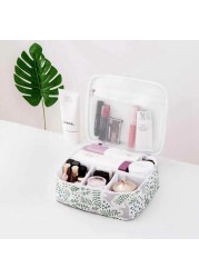 Travel Cosmetic Bag with Flamingo Patterns for Women, Zipper Trunk Makeup Bag, Storage Bag, Toiletry Box