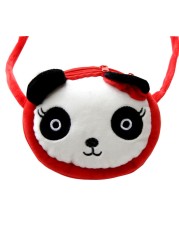 Lovely Children Coin Purse Cartoon Plush Messenger Bags Cute Animal Panda Cat Rabbit Fluffy Kid Kindergarten Cross Body Bag