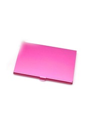 Men's Business Card Case Stainless Steel Aluminum Business Card Holder Metal Box Cover