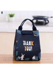 Spot Print Tote Black Thermal Bag Waterproof Oxford Beach Lunch Bag Food Picnic Bolsa Termica Women Kid Men Cooler Bag New