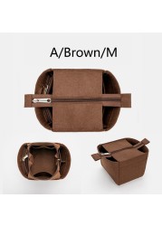 BAMIDER Brand Liner Bag Women Bags With Cover Felt Cloth Insert Travel Cosmetic Bag Organize Storage Bag In Bag