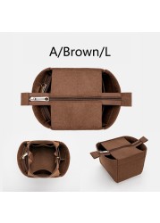 BAMIDER Brand Liner Bag Women Bags With Cover Felt Cloth Insert Travel Cosmetic Bag Organize Storage Bag In Bag