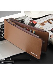 Kashelek For Bank ID Credit Business Phone Card Holder Men Wallet Coin Purse Case Male Bag Cover Pocket Porte Carte Card Holder