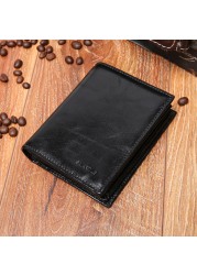 Smart Bluetooth Compatible Wallet Anti-lost Genuine Leather Mens Wallets Card Holder Wallet Finder Gifts Dad Free Engraving