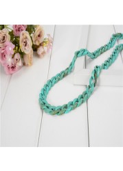 1pc 60cm/120cm Detachable Replacement Shoulder Bag Strap Fish Bone Acrylic Resin Handbag Chain Strap Bands Bag Accessories