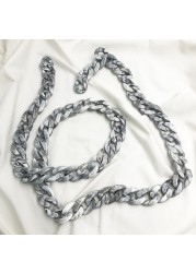 1pc 60cm/120cm Detachable Replacement Shoulder Bag Strap Fish Bone Acrylic Resin Handbag Chain Strap Bands Bag Accessories