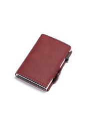 Carbon Fiber RFID Wallets Slim Thin Money Bags Short Small Male Purses Card Holder Slot Wallets Magic Smart Walet Cartera Hombre