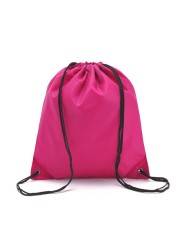 Portable Oxford Sports Bag Drawstring Strap Bag Riding Backpack Gym Drawstring Shoes Bag Clothes Backpacks Waterproof