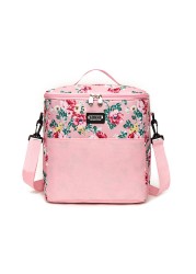 Oxford Hot Cooler Lunch Bag Female Printed Insulated Men Thermal Food Picnic Handbag Portable Lunch Box Shoulder Tote