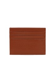 Free Custom Leather Card Case 100% Cowhide Credit Card Holder Mini Wallet Men Women Pocket Card Wallet With 6 Card Slots
