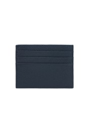 Free Custom Leather Card Case 100% Cowhide Credit Card Holder Mini Wallet Men Women Pocket Card Wallet With 6 Card Slots