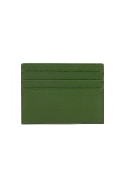 Free Custom Leather Card Case 100% Cowhide Credit Card Holder Mini Wallet Men Women Pocket Card Wallet With 6 Card Slots