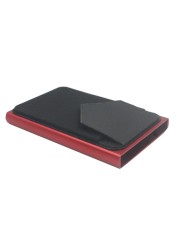 Anti-theft ID Credit Card Holder Porte Carte Thin Aluminum Metal Wallets Pocket Bank Box Women Men Credit Card Box