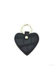 Customized Name Card Holder Leather Heart Keychain Embossed Crocodile Leather Phone Case for iPhone 11,12 Pro Max Gift Box Set