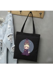 Draco Malfoy Shopping Bags Shopper Travel Bags Canvas Woman Tote Mom Designer Canvas Bags Cheap Printed Shopping Tote