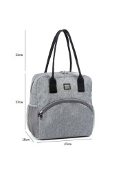 Insulated Lunch Bag For Women And Kids Oxford Lunch Bag Large Capacity Picnic Bag Tote Bag Lunch Bag