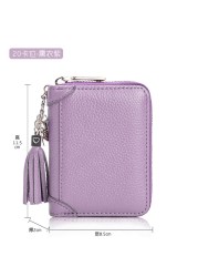 Fashion Card Bag Women Men Credit Card Holder Genuine Leather Large Capacity Business ID Holders Organizer 20 Bits/40bits/60pcs