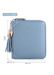 Fashion Card Bag Women Men Credit Card Holder Genuine Leather Large Capacity Business ID Holders Organizer 20 Bits/40bits/60pcs