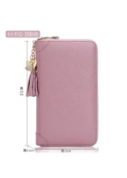 Fashion Card Bag Women Men Credit Card Holder Genuine Leather Large Capacity Business ID Holders Organizer 20 Bits/40bits/60pcs