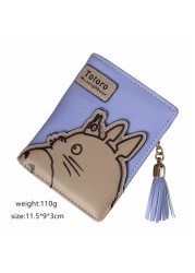 High Quality Women Wallets Totoro Design Ladies Clutch PU Leather Wallet Student Coin Purse Money Bags Long/Short Card Holder