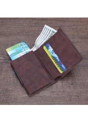 Fashion Aluminum Card Holder Men Women Metal Credit Card Holder Wallet Business Cards Package RFID Protector