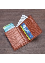 حامل بطاقات ألومنيوم عصري للرجال والنساء ، محفظة معدنية لحمل بطاقات الائتمان ، حزمة بطاقات العمل ، واقي RFID