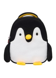 DORIKYDS 3D Penguin Backpack Kids Cute Cartoon Anti-lost School Bags 2 Size Cute Gift for Boys and Girls