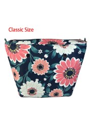 Floral trim waterproof inner insert, classic small inner pocket, handbags accessory