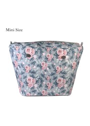 Floral trim waterproof inner insert, classic small inner pocket, handbags accessory